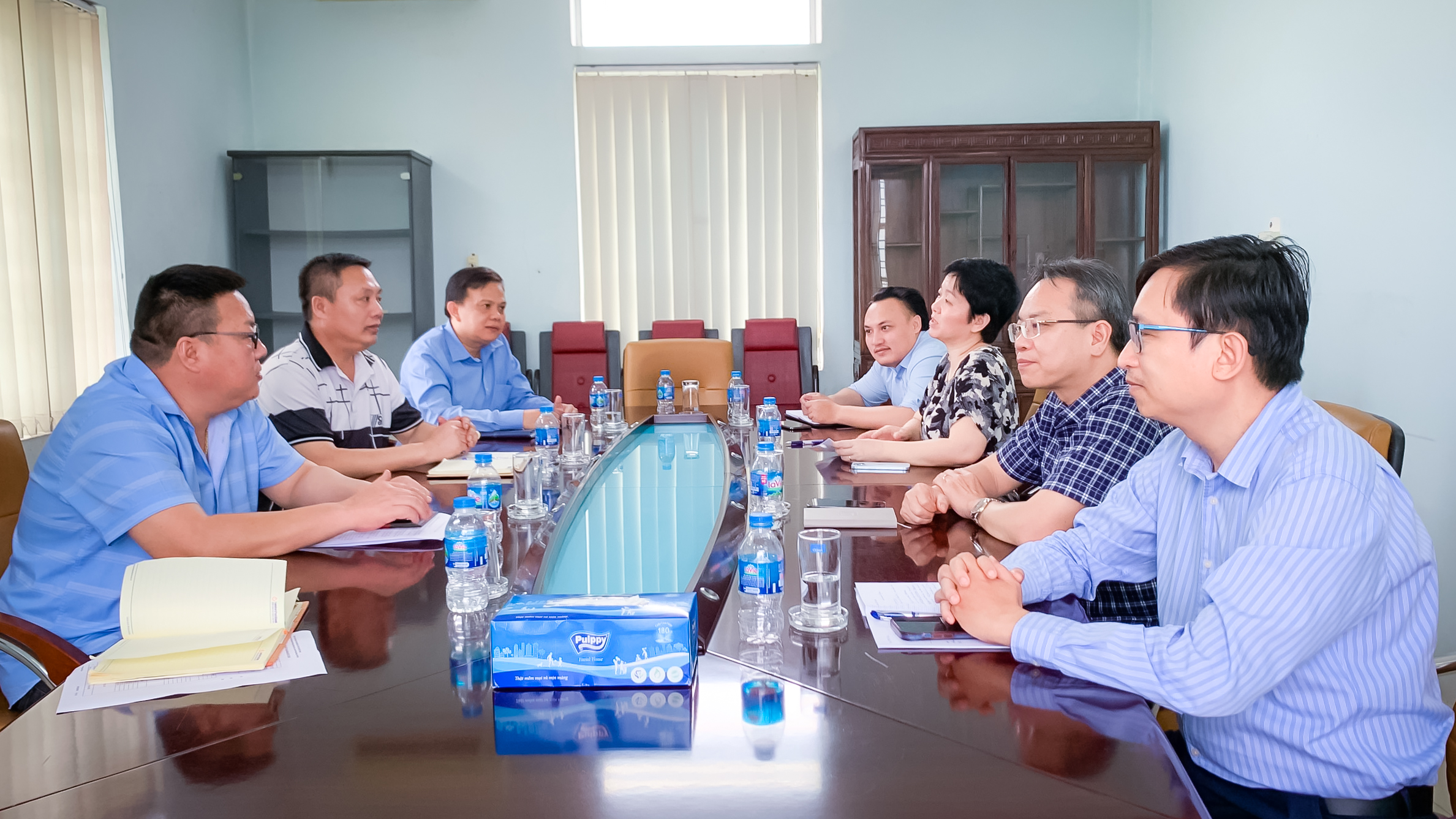 Đoàn công tác Seaprodex thăm và làm việc tại Công ty CP Cơ khí Đóng tàu Thủy sản Việt Nam